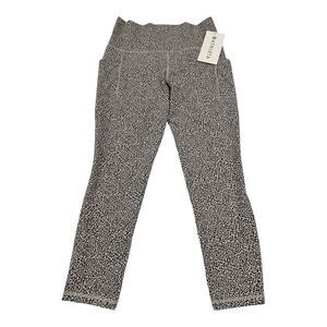 Athleta Ultimate Stash II Textured 7/8 Tight Black White Women's Size: S NWT $98